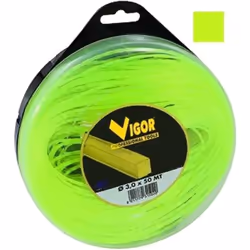 FILO DECESPUGLIATORI VIGOR IN NYLON GIALLO FLUORESCENTE PROFESSIONALE ALTA FLESSIBILITA' ED OTTIMA RESISTENZA ALL'ABRASIONE:  ...