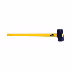Mazza a coppia con testa ad angoli smussati e manico in materiale sintetico passante da 90 cm, permette di esercitare molta f ...