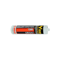 Silicone Vigor Alta Temperature 1500 Pasta Grigia 310ml
