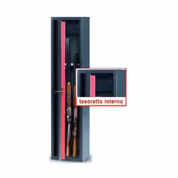 Codice: 8011779265127 Marca: VIGOR-BLINKY. Armadi Portafucili Blinky 5 Posti + Tesoretto 31x22x138H