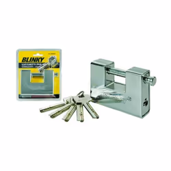 Codice: 8011779271166 Marca: VIGOR-BLINKY. Lucchetti Blinky per Serrande Corazzati Cilindro Euro mm. 90