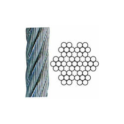 Funi in Acciaio Inox 49 Fili Aisi 316 100mt Diametro 4mm - Blinky