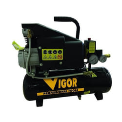 Compressori 220V Vca-9L 1Cil-Dir 1Hp Lt. 9 per utilizzi domestici e professionali in brico e giardino - Vigor