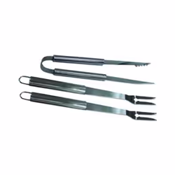 Codice: 8011779294431 Marca: VIGOR-BLINKY. Blinky Set per Barbecue x Set 3 Pezzi Acciaio