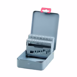 Codice: 8011779294875 Marca: VIGOR-BLINKY. Scatole Portapunte Metallo per 25 Punte - Vuote mm. 1-13