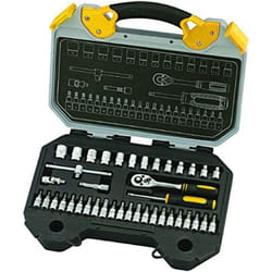 Vigor - Kit Chiave a Bussola 1/4 Cricchetto con Bussole 40pz Snodi e Punte Cacciavite