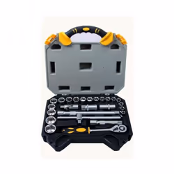 Codice: 8011779304062 Marca: VIGOR-BLINKY. Vigor Cassetta Chiavi Bussola Crv 1-2 Esagonali Pezzi 25