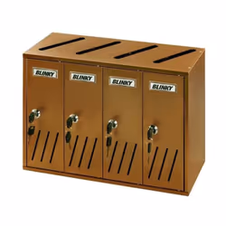 Codice: 8011779307391 Marca: VIGOR-BLINKY. Casellari Postali Blinky Alu Ramato K4 4-Box 42x17,5x30