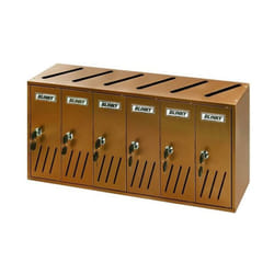Blinky - Casellari Postali Alu Ramato K6 6-Box 62x17,5x30