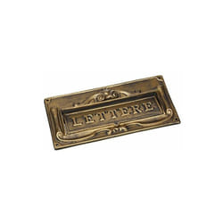 Blinky Buca per Lettere in Alu-Zinco e Bronzo 300x140mm