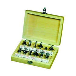 Frese Sagomate Set Cassetta Legno Pz.12 Gambo Mm.8 - Vigor