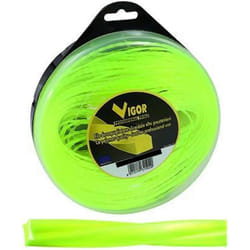 Vigor - filo decespugliatore tagliaerba spiralato giallo metri 30 mm 4