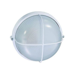 Plafoniere Alluminio Blinky Luna Tonda Bianca 60 Watt