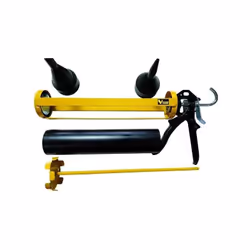 Pistole per sfuso Vigor psf-300 Per rifiniture e stuccature Tubo da 900 ml forza 2500 n 1 miscelatore in acciaio 1 beccuccio ...
