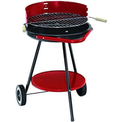 Blinky - Barbecue a Carbone Carbonella bbq Grill in Metallo 4 livelli con Ruote 48cm