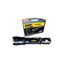 Codice: 8011779317673 Marca: VIGOR-BLINKY. Torce blinky prof m20-warrior 1 led-cree 3w lumen-max 320 3 potenze + strobo raggi ...