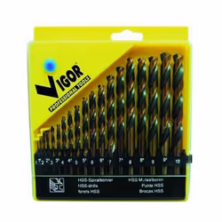 Codice: 8011779318014 Marca: VIGOR-BLINKY. Vigor Serie Punte Hss Bi-Action Pz. 19 Mm. 1-10