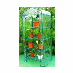 Codice: 8011779338425 Marca: VIGOR-BLINKY. Serre In PVC Blinky a Casetta 4 Ripiani 69x49x157H