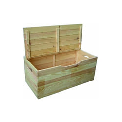 Vigor Cassapanca in Legno di Tulipano con Coperchio Dimensioni 100x40x50h Ideale per Giardini e Spazi Esterni