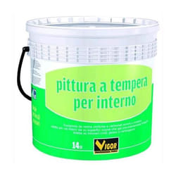 Pittura Murale Vigor Tempera Bianco Lt. 14