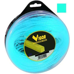 Vigor - filo decespugliatore tagliaerba quadro alluminio blu metri 40 mm 3,3