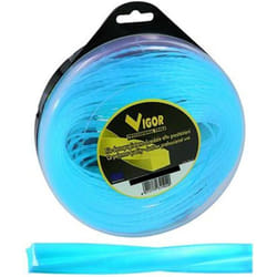 Vigor - Filo decespugliatore tagliaerba spiralato alluminio blu 30 m ø 4 mm