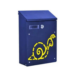 Cassette per Lettere Blinky Lumaca Acciaio Nero 21x8,5x30H