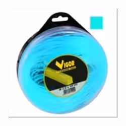FILO DECESPUGLIATORI VIGOR BLU IN NYLON BLU USO PROFESSIONALE RINFORZATO CON COPOLIMERO E POLVERE DI ALLUMINIO ELEVATISSIMA R ...
