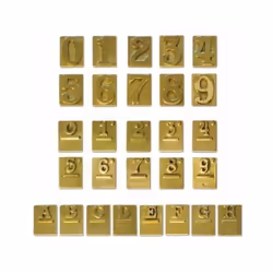 Codice: 8011779370166 Marca: VIGOR-BLINKY. Vigor-Blinky Numero Civico Ottone Finitura Bronzata Lettera A