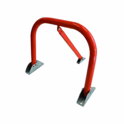 Dissuasori di Sosta Con asta Dimensioni Cm.57X15X43 (Lxpxh) Tubolare Rosso diametro Mm. 40X2 Per Uso Su aree Private Chiuse a ...