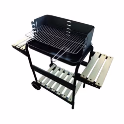 Codice: 8011779376069 Marca: VIGOR-BLINKY. Vigor Blinky Barbecue Calipso 98x38 cm con Doppi Ripiani Laterali
