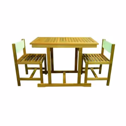 Codice: 8011779381469 Marca: VIGOR-BLINKY. Set Arredo Giardino Vigor Mod. Priamo In Legno 3 Pezzi