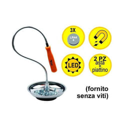 Vigor - Asta Magnetiche Flex Vaschetta Magnetica Luce Led