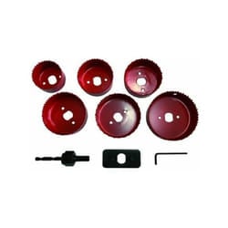 Vigor - Blinky Seghe a Tazza Set 9 Pezzi Acciaio al Carbonio 51-86mm