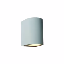 Applique da parete vigor In gesso colore bianco non verniciabile Per uso interno Attacco lampada g9 35w Lampadina non incluse ...