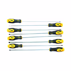 SERIE CACCIAVITI VIGOR - EXTRALUNGHI PUNTA MAGNETICA - LAMA CRV 3PZ TAGLIO 5.5X325 - 6.5X325 8X325 - 3 CROCE PH 0X325 1X325 2 ...