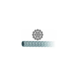 Vigor Blinky Funi Acciaio Zincato 133 Fili Antigiro (19x7) 25mt Diametro 4mm