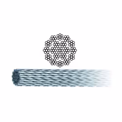 Codice: 8011779394018 Marca: VIGOR-BLINKY. Funi a trefoli acciaio lucido 133 antigiro - con 133 fili e 1 anima acciaio - form ...