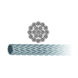 Vigor Blinky Funi Acciaio Zincato 133 Fili Antigiro 19x7 25mt Diametro 6mm