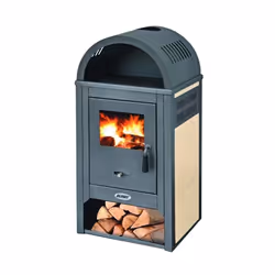 Codice: 8011779398429 Marca: GENERICO. Stufa Acciaio Vienna S Fianchi Ceramica Avorio