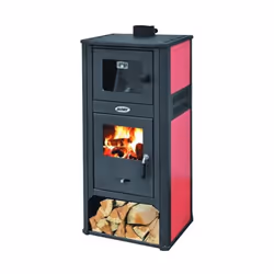 Codice: 8011779398450 Marca: GENERICO. Stufa Acciaio Roma S con Forno Rosso