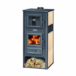 Codice: 8011779398467 Marca: GENERICO. Stufa Acciaio Roma S con Forno Avorio