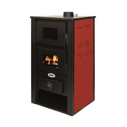 Iperbriko - Vigor Blinky Stufa Acciaio Londra con Forno Rosso