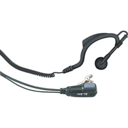 Midland MA 21-L Auricolare Cablato A clip Nero