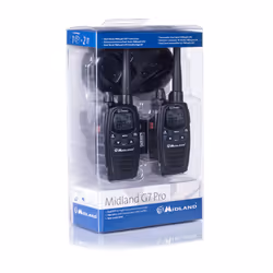 Midland G7 PRO ricetrasmittente 8 canali 446.00625 - 446.09375 MHz Nero - Vista aggiuntiva 8