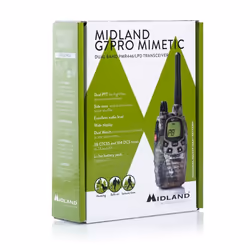 Midland G7 PRO Mimetic ricetrasmittente 69 canali 446.00625 - 446.09375MHz (PMR), 433.075 - 434.775MHz (LPD) Mimetico - Vista aggiuntiva 6