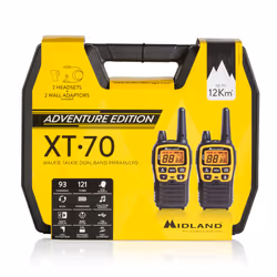 Midland XT70 Adventure ricetrasmittente 93 canali 433.075 - 446.09375 MHz Nero, Giallo - Vista aggiuntiva 5