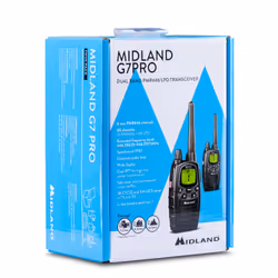 Midland G7 Pro Walkie Talkie ricetrasmittente 69 canali 446.00625 - 446.09375 MHz Nero - Vista aggiuntiva 5