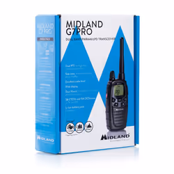 Midland G7 Pro Walkie Talkie ricetrasmittente 69 canali 446.00625 - 446.09375 MHz Nero - Vista aggiuntiva 4