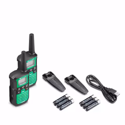 Midland XT30 Pro ricetrasmittente 16 canali 446.00625 – 446.19375 Nero, Verde - Vista aggiuntiva 4
